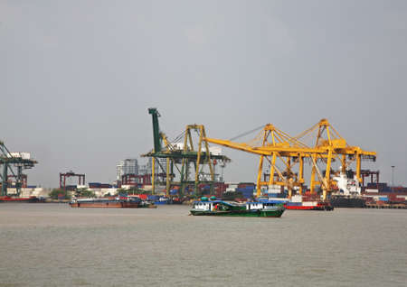 Port in Ho Chi Minh. Vietnam