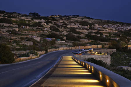 Embankment of the Mediterranean Sea near Zurrieq. Maltaの写真素材