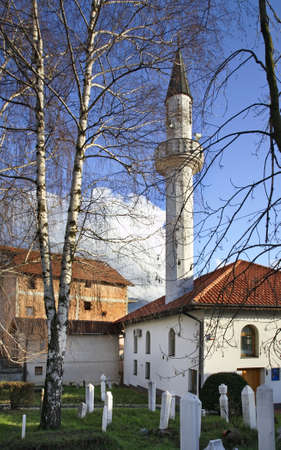 Mosque in Sarajevo. Bosnia and Herzegovinaのeditorial素材