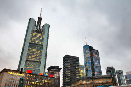 View of Frankfurt am Main. Germanyの写真素材