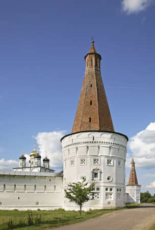 Tower in Joseph-Volokolamsk Monastery. Moscow Oblast. Russiaの写真素材