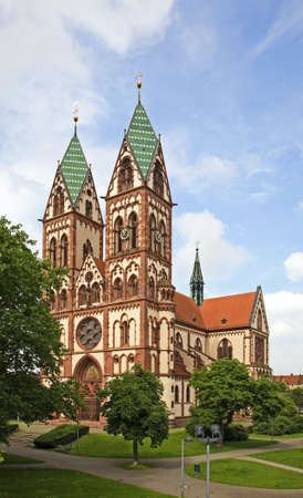 Church of Sacred Heart in Freiburg im Breisgau. Germanyの写真素材