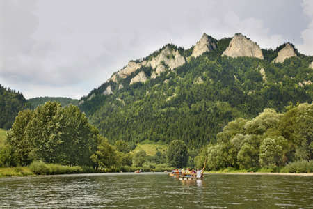 Three crowns (Trzy korony) mountain. Polandの写真素材