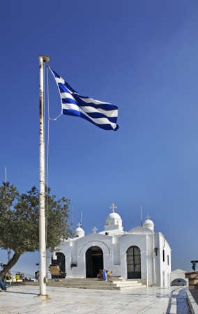 Church of St. George on Mount Lycabettus in Athens. Greeceの写真素材