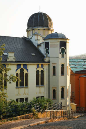 Synagogue in Decin. Czech Republicのeditorial素材