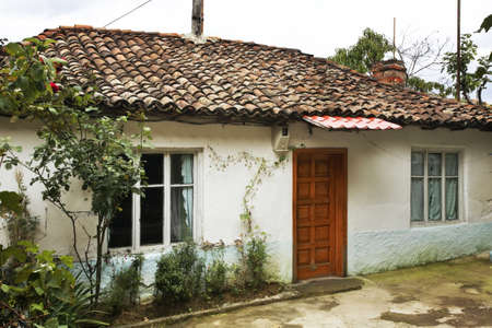 Old street in Pogradec. Albaniaのeditorial素材