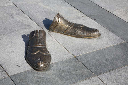 Sculpture composition at Seafront promenade in Batumi. Autonomous Republic of Adjara. Georgiaの写真素材