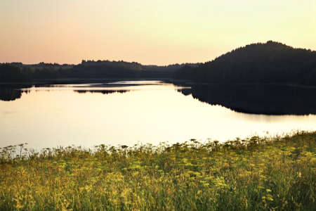 Hijgora mountain near Maselga village. Kargopol district. Arkhangelsk Oblast. Russiaの写真素材