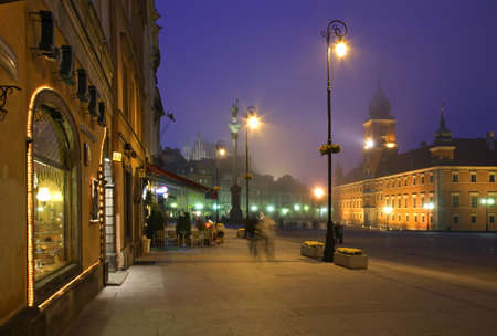 Castle square in Warsaw, Poland