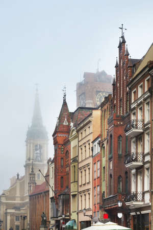 Szeroka street in Torun.  Poland