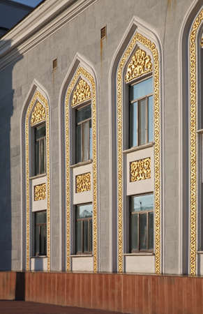 Palace of culture of miners in Karaganda. Kazakhstanのeditorial素材