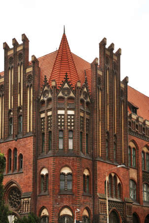 Post office in Szczecin. Polandの写真素材