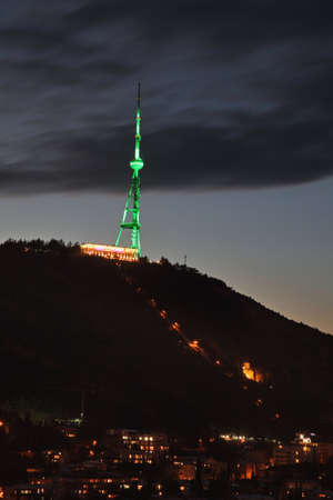 TV tower in Tbilisi. Georgiaの写真素材