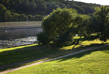 Neman river in Kaunas. Lithuaniaの写真素材