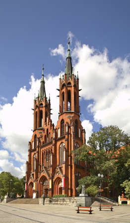 Cathedral Basilica of Assumption of Blessed Virgin Mary in Bialystok. Polandの写真素材