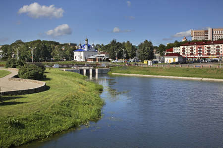 Orshitsa river Mary in Orsha. Belarus