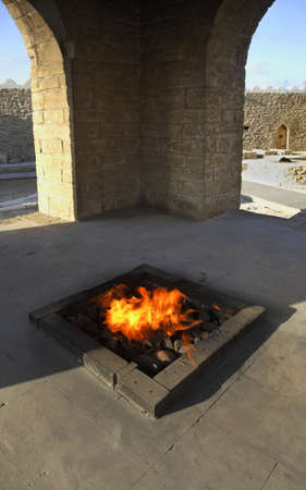 Ateshgah of Baku (Fire Temple in SuraxanÄ±). Azerbaijanの写真素材