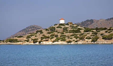 Panormitis bay on Symi island. Greeceの写真素材