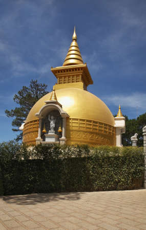 Thien Vien Truc Lam monastery near Dalat. Vietnamの写真素材