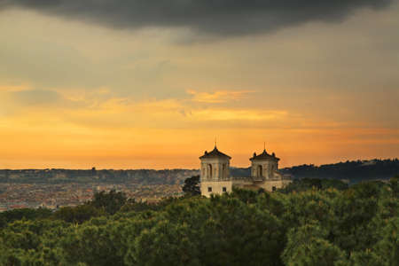 Villa Medici in Rome. Italyの写真素材