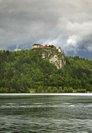 View of lake Bled. Sloveniaのeditorial素材