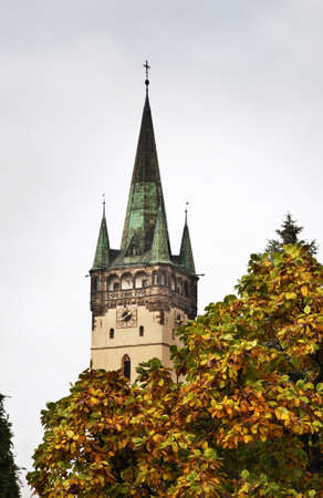 Saint Nicholas Concathedral in Presov. Slovakiaのeditorial素材