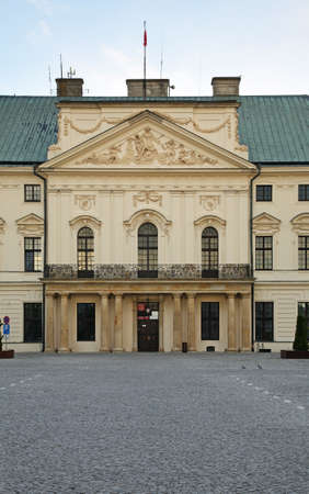 Sanguszko palace in Lubartow. Lublin voivodeship. Polandのeditorial素材