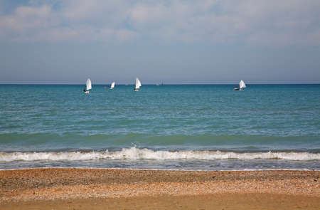 Black sea in Anapa. Krasnodar Krai. Russiaの写真素材