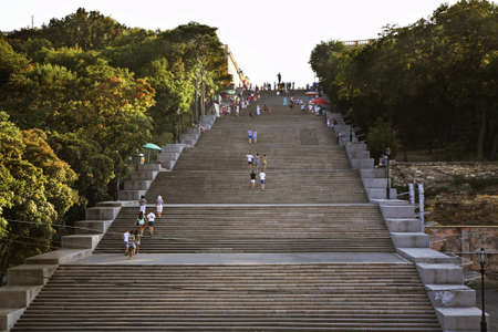 Potemkin Stairs in Odessa. Ukraineのeditorial素材