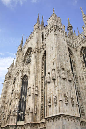 Milan Cathedral - Duomo di Milano. Lombardy. Italyの写真素材