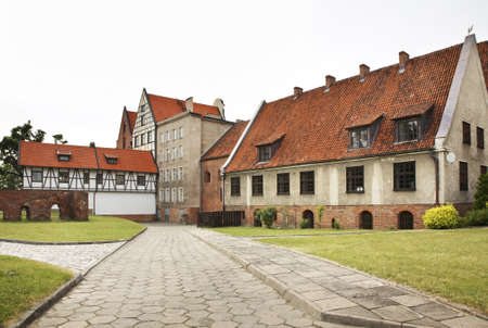 View of old Elblag. Warmian-Masurian voivodeship. Polandの写真素材