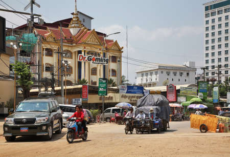View of Poipet. Cambodiaのeditorial素材