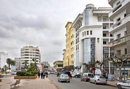 View of Casablanca. Africa. Moroccoのeditorial素材
