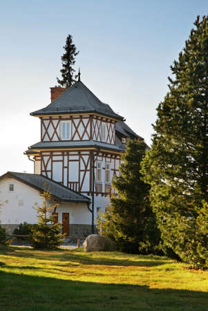 View of Strbske Pleso. Slovakiaのeditorial素材