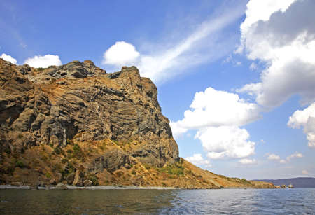 Kara Dag Mountain - Black Mount near Koktebel. Ukraineの写真素材