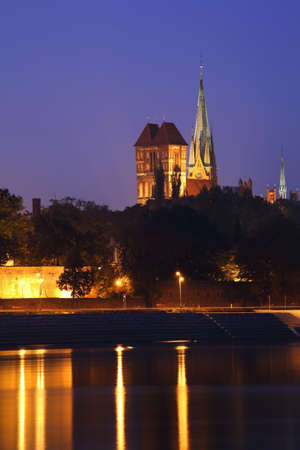 Church of James Apostle (Sw. Jakuba) and church of St. Catherine.  Polandの写真素材
