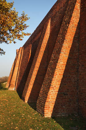 City wall in Warsaw. Polandの写真素材