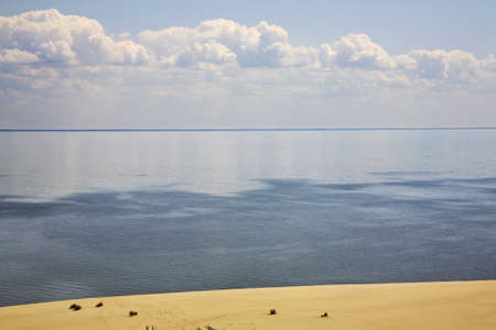 View of Curonian Spit. Kaliningrad Oblast. Russiaの写真素材