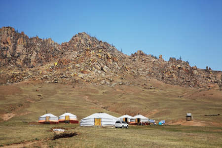 Gorkhi-Terelj National Park. Mongoliaのeditorial素材