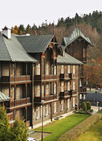 Villa Witoldowka in Krynica-Zdroj. Lesser Poland Voivodeship. Poland.のeditorial素材