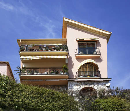 View of Canton de Beausoleil. Franceのeditorial素材