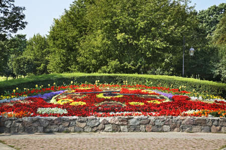 Resort park in Ciechocinek. Polandの写真素材