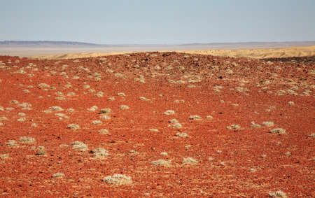Gobi Desert near Sainshand. Mongoliaの写真素材