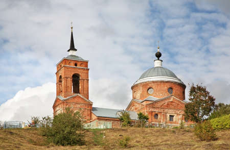 Church of Trinity in Nikola-Lenivets village. Kaluga oblast. Russia
