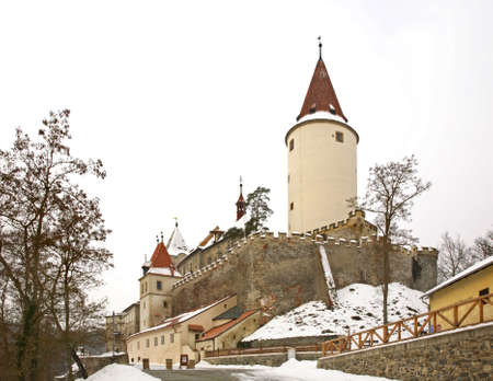 Krivoklat Castle. Bohemia. Czech Republicのeditorial素材