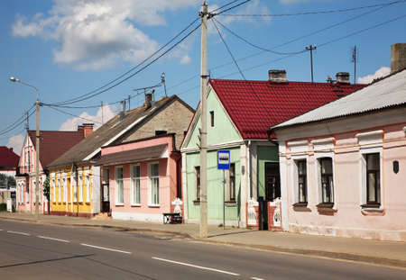Pervomaiskaya street in Kobryn. Brest Region. Belarus