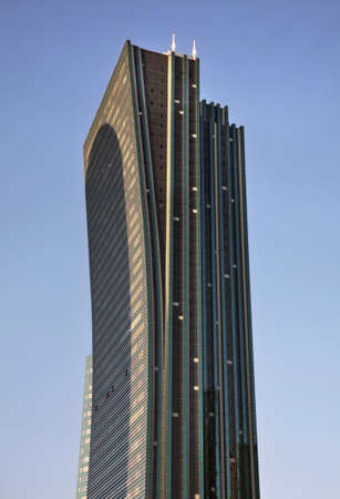 Emerald Towers office complex in Astana. Kazakhstanのeditorial素材