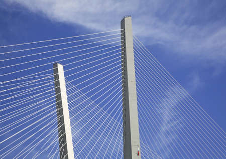 Golden Bridge in Vladivostok. Russia