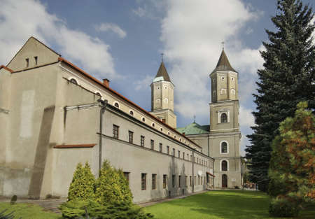 Church of St. Nicholas at Benedictine abbey in Jaroslaw. Polandのeditorial素材