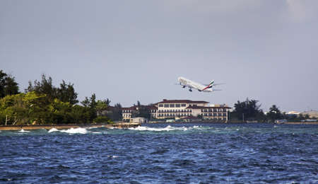 Ibrahim Nasir International Airport. Hulhule. Republic of the Maldivesのeditorial素材